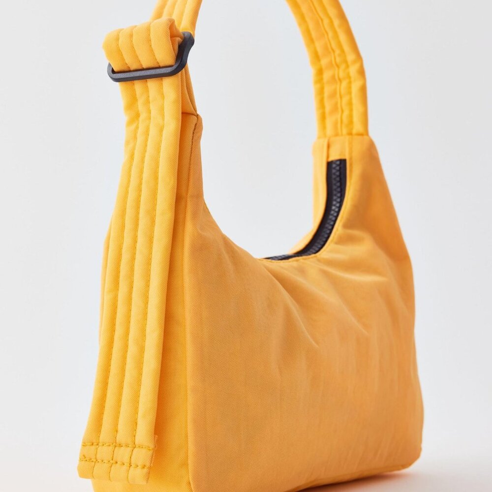 NWT Baggu Mini Nylon Shoulder Bag - Mango - Picture 2 of 4